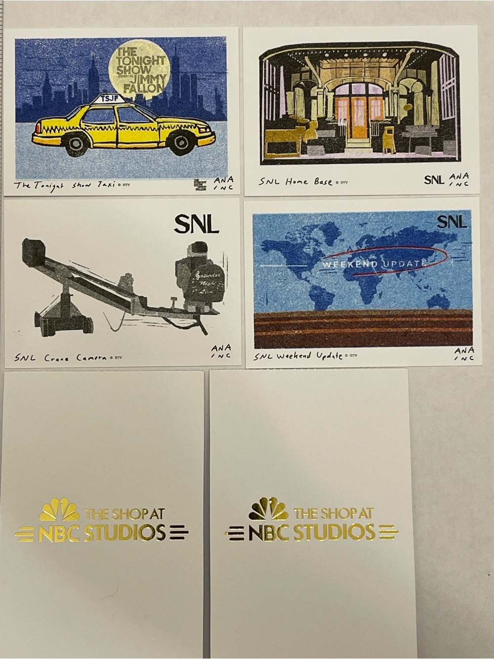 Anastasia Inciardi SNL & Tonight Show Mini Print Set